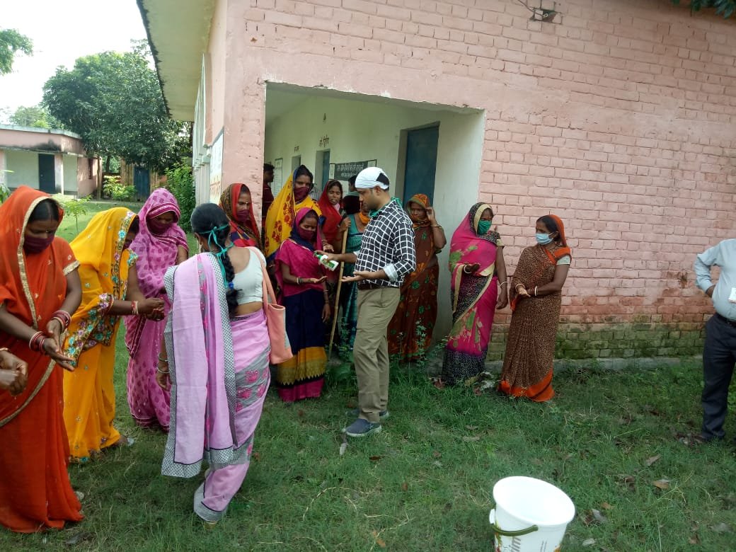 Rashrtiya Jagriti | पोषण माह की सफलता के लिए बेलदौर में सफाई अभियान